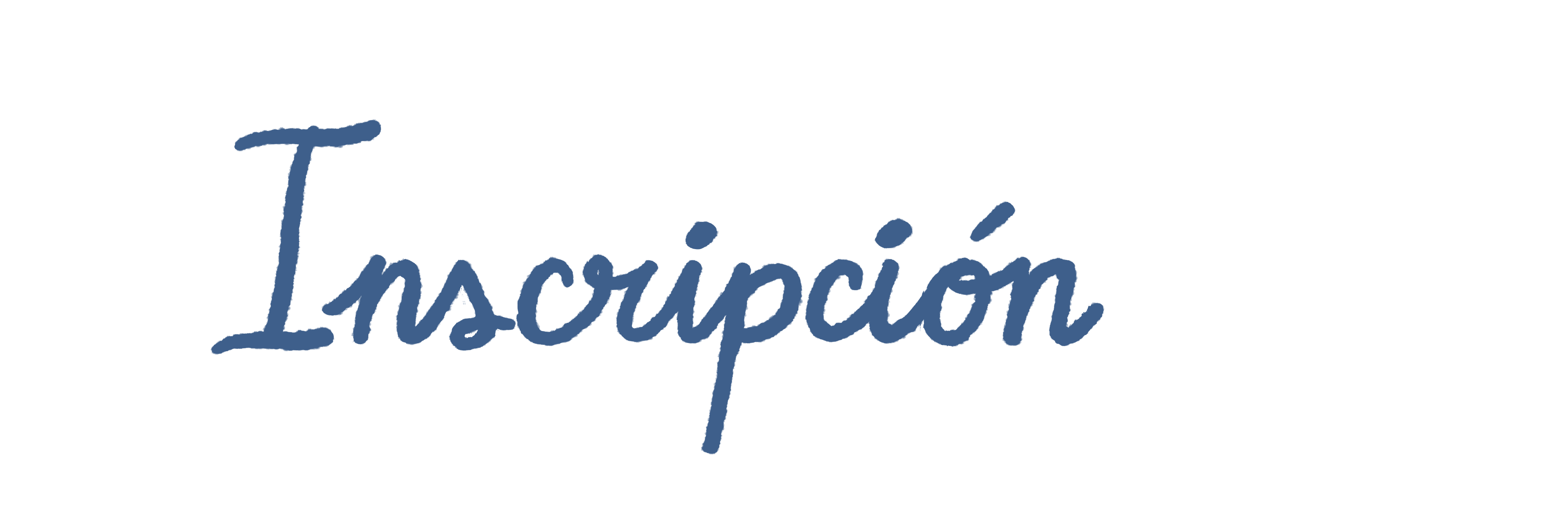 Inscripción